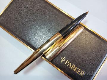 Parker 45 Insignia Stilografica Vintage Oro