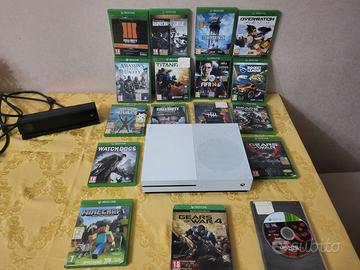 🎮 Xbox One S Bianca + Kinect + 17 Giochi–Perfetta