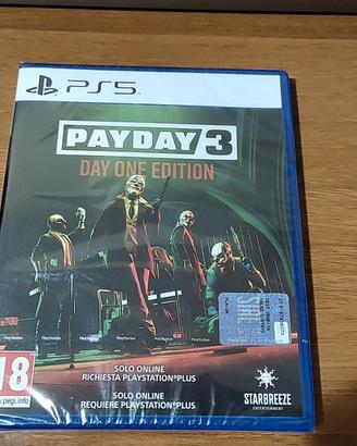 Payday 3 PlayStation 5 NUOVO SIGILLATO 