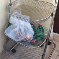 Carrello cestini portafrutta e verdura