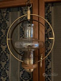 lampadario ottone 