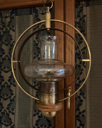 lampadario ottone 