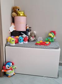 Pancacon contenitore IKEA Smastad + cuscino pois