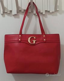 Guess originale borsa a spalla rossa