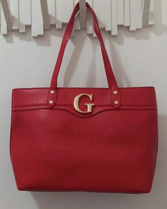 Guess originale borsa a spalla rossa