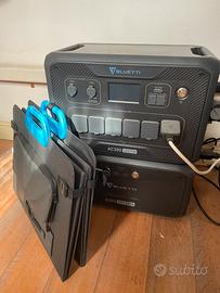BLUETTI AC300 + B300 (3072Wh) + 2 PANNELLI SOLARI