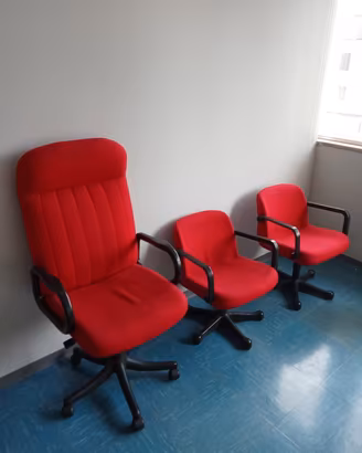 Sedie ufficio rosse