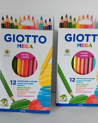 pastelli Giotto mega da 12 nuovi 2pz.