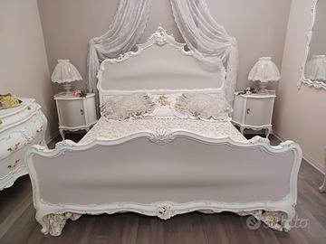 letto e comodini shabby 