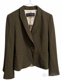 Blazer Zara Basic verde oliva – taglia XS