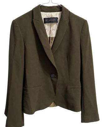 Blazer Zara Basic verde oliva – taglia XS