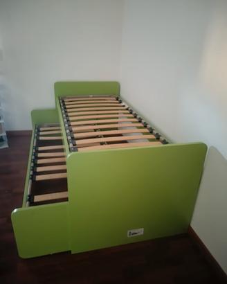 Letto doppio estraibile 