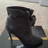 stivaletto in pelle Santoni