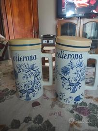 olierona e acetierona set pof ceramiche