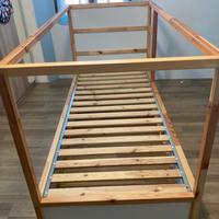 Letto reversibile bianco pino KURA ikea