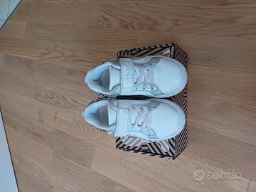 Scarpe  bambina Lelli Kelly n 27 in pelle bianca