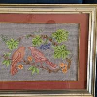 quadro dipinto uncinetto