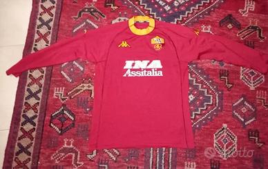 AS Roma Maglia Calcio Gara XL Ina Assitalia Soccer