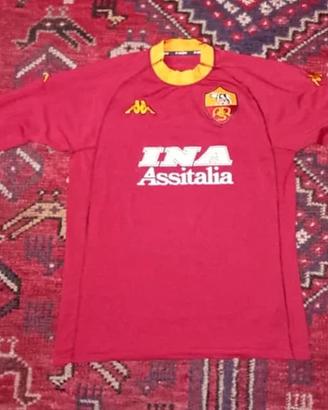 AS Roma Maglia Calcio XL Ina Assitalia Soccer 