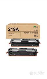 2x Toner 219A (W2090A) NERO con CHIP - NUOVI