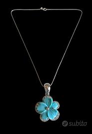 Collana con ciondolo argento