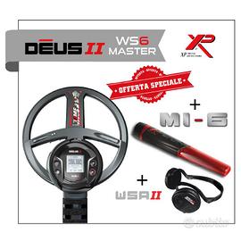 Metal Detector Deus II Ver. WS6 Master+MI-6+WSA II