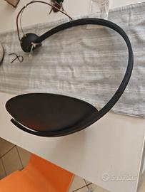 Lampadario in metallo nero