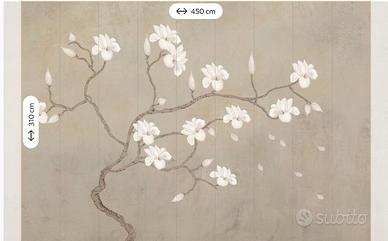 Carta da parati Uwalls magnolia 450x310 NUOVA