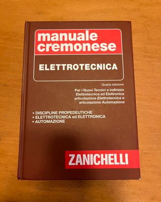 Manuale Cremonese di Elettrotecnica - Zanichelli