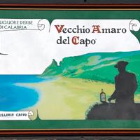 Specchio vintage Vecchio Amaro del Capo