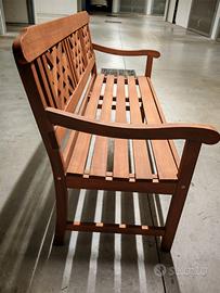 Panca da esterno legno eucalipto