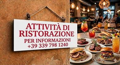 Attività di ristorazione Rif 999