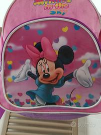 Zaino Zainetto Rosa Minnie in the sky Topolina
