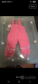tuta pioggia  9 12 mesi  74 80 cm