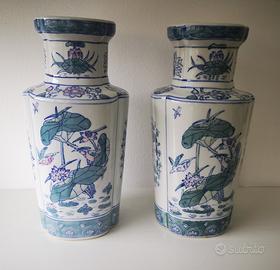 COPPIA DI VASI CINESI - Vintage