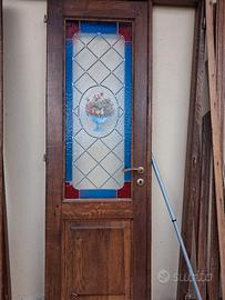 porta in rovere  massello