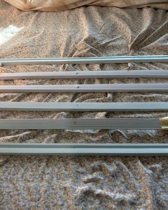 Set di 6 carrelli per tende giapponesi