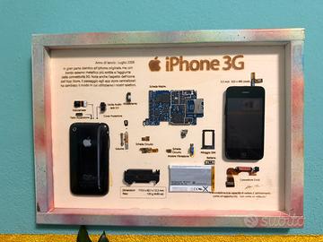 Quandro con telefoni smontati