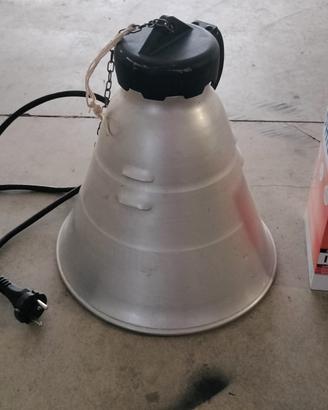  lampada termica (con timer e campana alluminio)