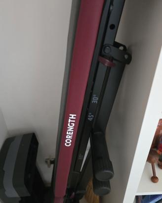 Panca pesi e porta pesi