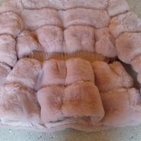 giacca in finta pelliccia taglia L 