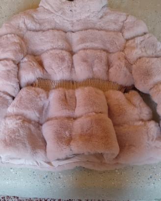 giacca in finta pelliccia taglia L 