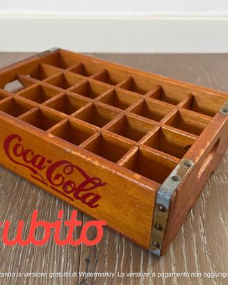 Mini-cassetta Coca-Cola da venditore anni '50/'60