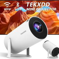 TEKXDD Mini Proiettore Portatile 4K-FullHD WiFi 6