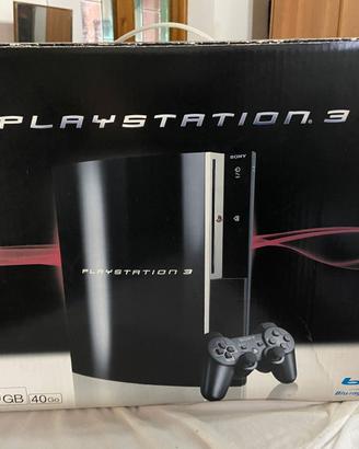 Play Station 3 (PS3) con scatola + 2 gioch