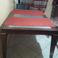 Tavolo wengè allungabile