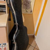 custodia rigida chitarra acustica 