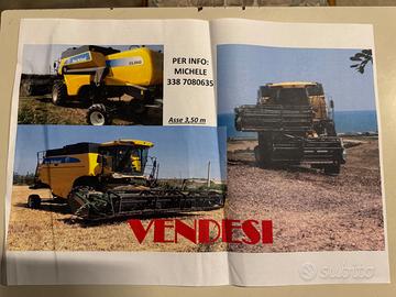 Mietitrebbia new holland