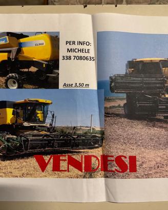 Mietitrebbia new holland