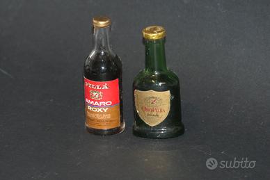 PILLA - 2 mignon - bottigliette liquore vintage